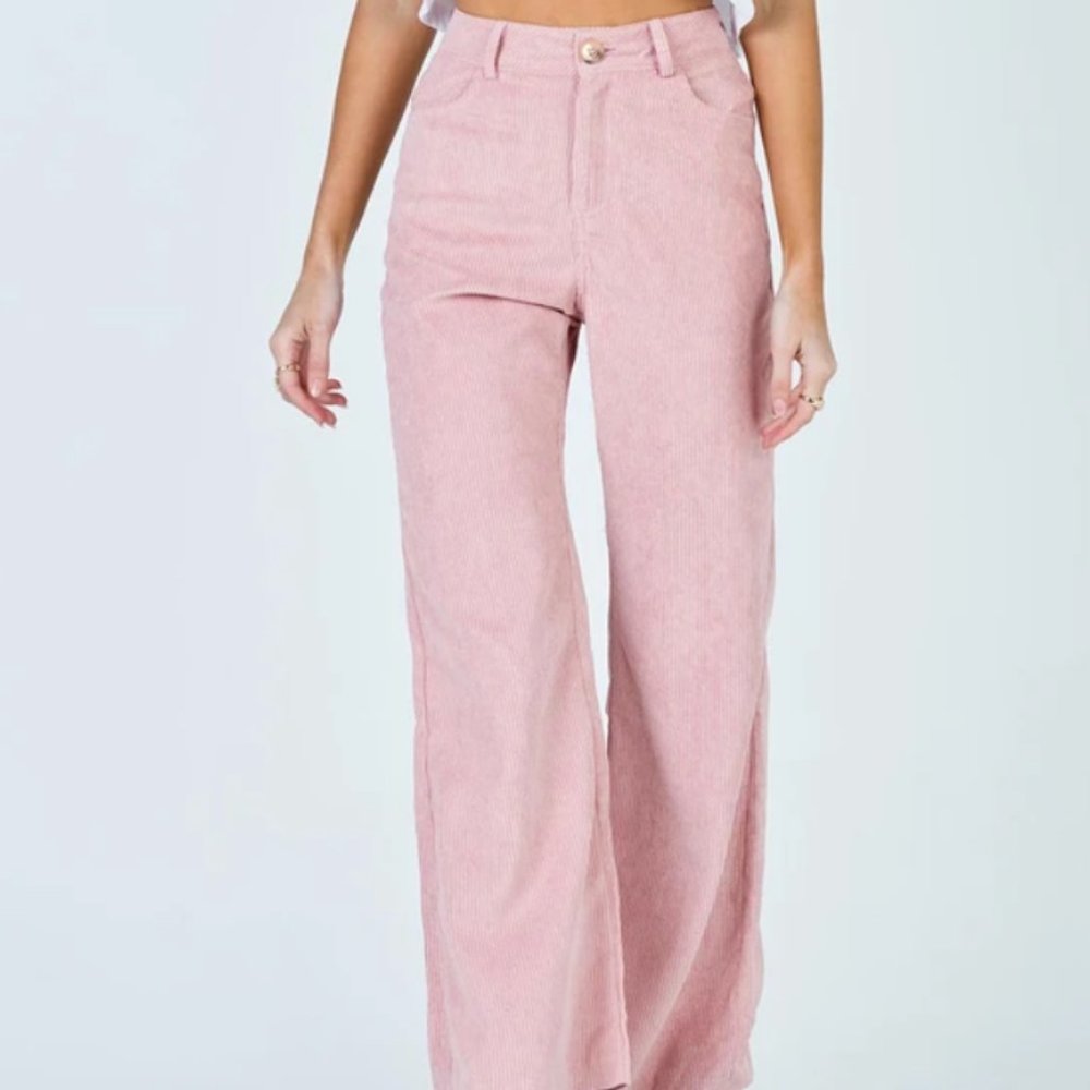 Princess Polly Pink Cord Pants